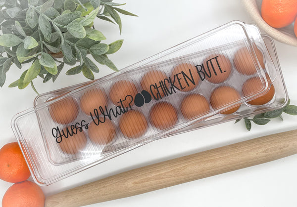 Guess What, Chicken Butt Reusable Egg Keeper