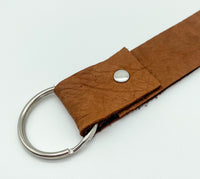 Leather Cluck It Keychain