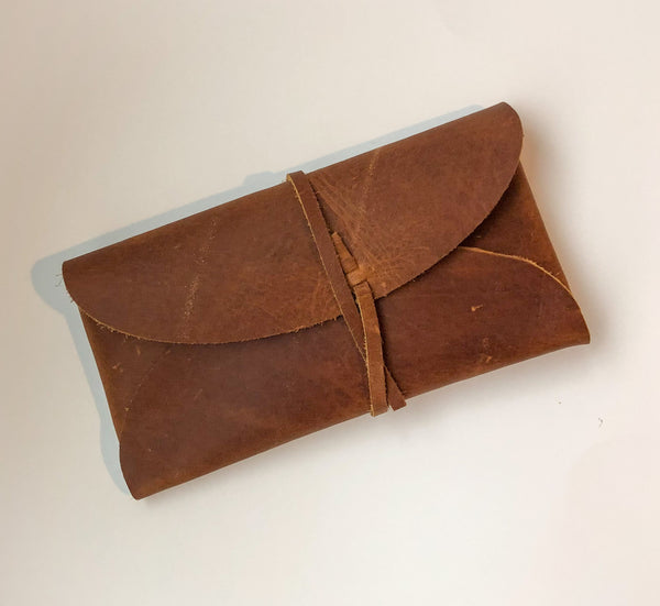 Rustic Leather Sunglass Case